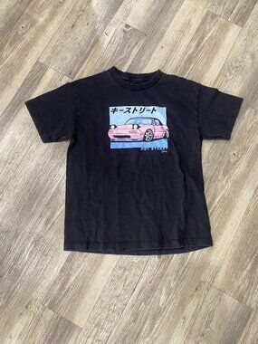 Great Condition Cotton Official Key Street Sukoshi Black T-Shirt / Mens Size M